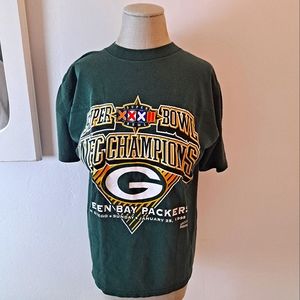 VINTAGE 1998 Green Bay Packers NFL Super Bowl XXXII Champions Shirt by Logo 7